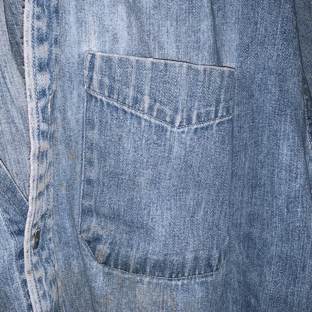 High Sierra Vintage Denim Long Sleeve Button up Shirt Size M - Picture 4 of 16